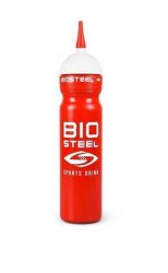 BIOSTEEL lahev Team Water Bottle s hubicí 1l