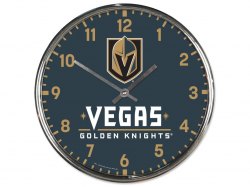 NHL nástěnné hodiny Hockey Teams Chrome Clock