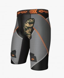 SHOCK DOCTOR 30160 X-Fit Cross kompresní hokejové šortky s AirCore Hard suspenzorem