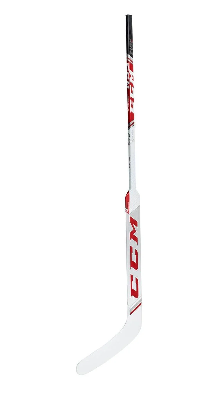 CCM brankářská hokejka EFlex 4 SR White/Grey 27"